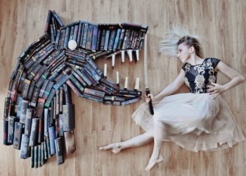 Bookstagrammer Elizabeth Sagan conveys her love for books with literature-inspired art displays